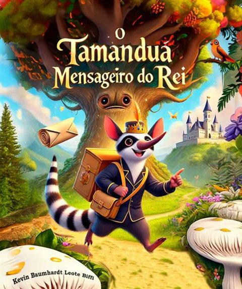 Capa do livro O Tamanduá Mensageiro do Rei